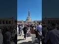 Outdoor services for Palm Sunday at the Sanctuary of Our Lady of Fatima Portugal