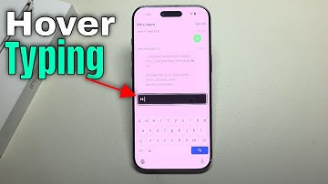 Hoe je zwevend typen gebruikt op de iPhone 17 Air/17 Pro/Max