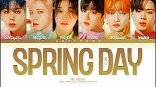 [COVER] WEi - Spring Day Lyrics 'Original: BTS' (Color Coded Lyrics)