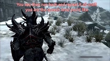Skyrim Special Edition - Speech Level 1-100 in Minutes