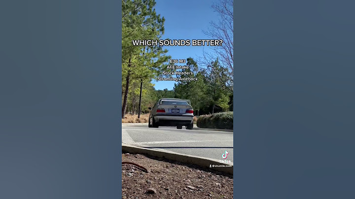 E46 M3 vs E36 M3 Sound Comparison