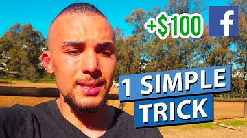 Make $100 Per Day From Facebook With This 1 Trick