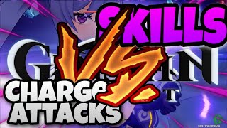 Genshin Impact - Which is Better Charged Attack Spam or Rotating Through Skills!