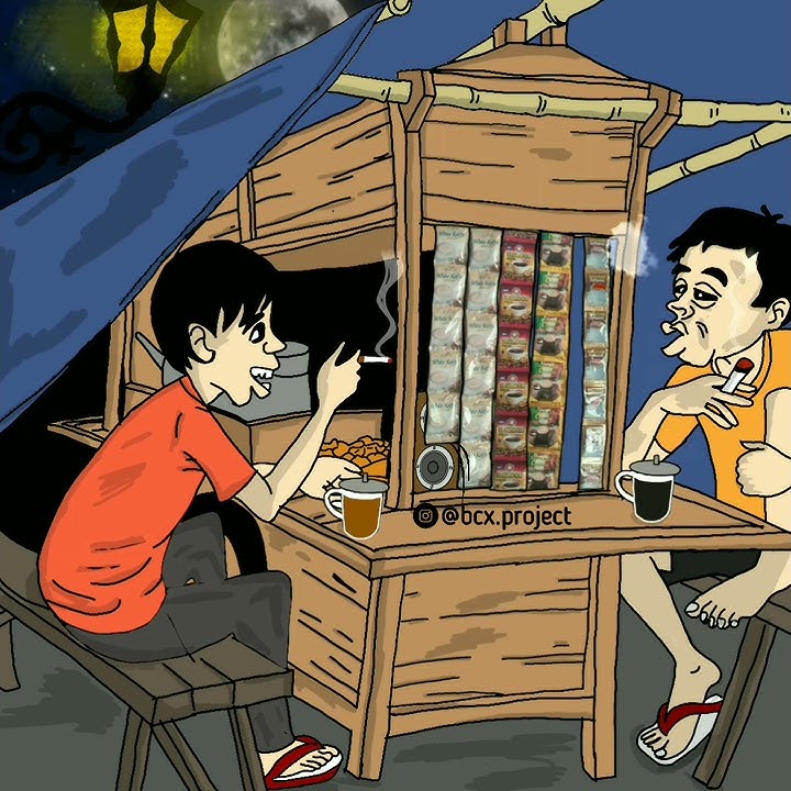 Story WA Santai Ngopi Angkringan