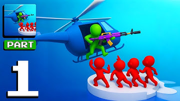 Z Escape: Zombie Crowd Shooter - Gameplay Walkthrough Part 1 - Outrun The Infection (iOS, Android)