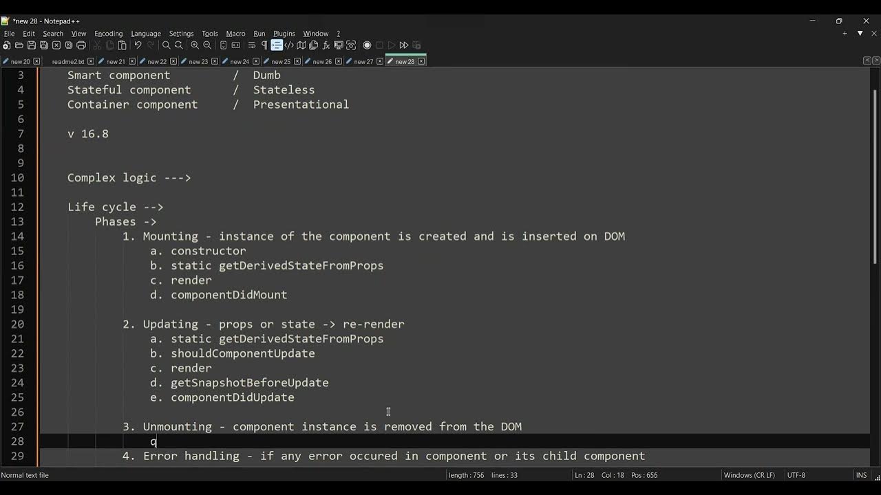 Class Component Life Cycle - YouTube