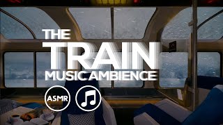 Relaxing music ambience on a winter train in 10hours | best relaxing music
