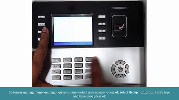 eSSL K990 TimeZone Settings