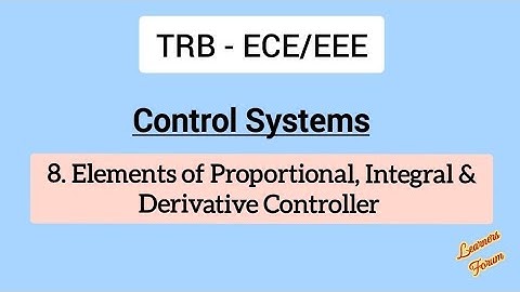 Controllers | Types | TRB | Control System
