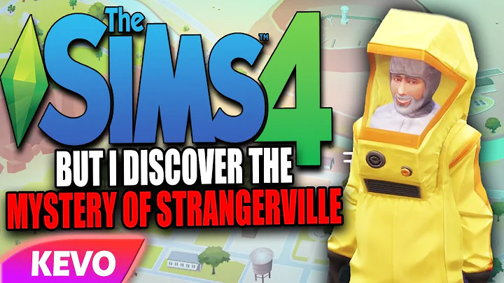Sims 4 but I discover the mystery of strangerville
