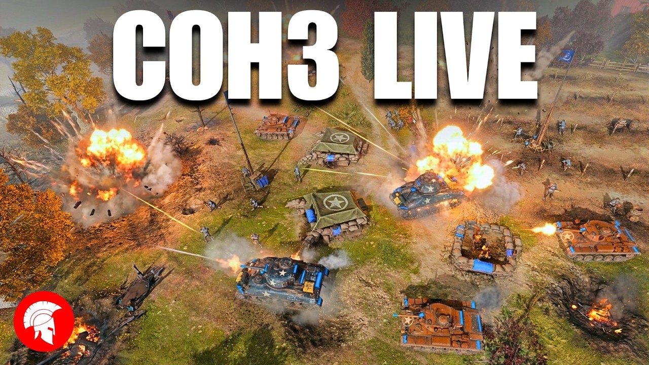 ⭐⭐⭐Company of Heroes 3 Live!⭐⭐⭐High Elo Action!⭐⭐⭐Achilles Gaming!