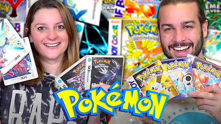 TOUS NOS JEUX POKEMON ! (du Gameboy à la Nintendo Switch)