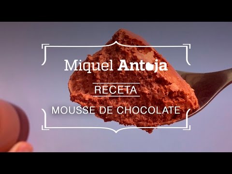 Receta de Mousse de Chocolate paso a paso