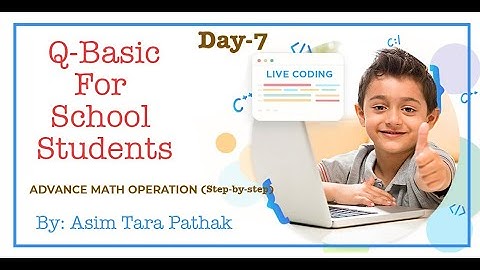 Day-7 | QBASIC Program Full Course in Nepali |  Qbasic - Advance Math Operation Step by Step Program