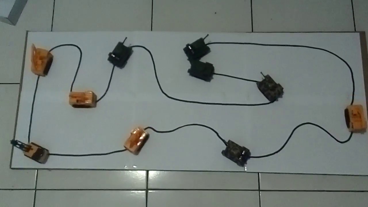 Induction toy - line follower toy - YouTube