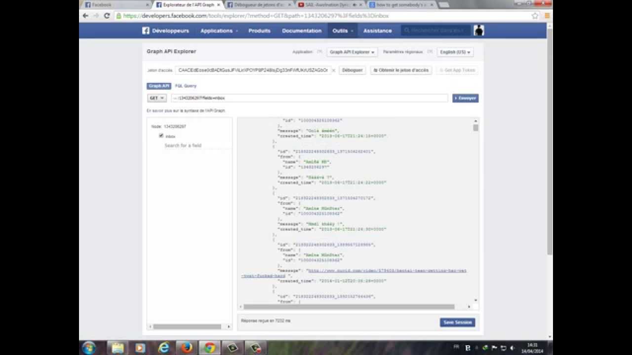 View someones facebook messages