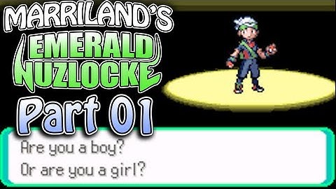 Pokemon Emerald Nuzlocke, Part 01: First Things First!