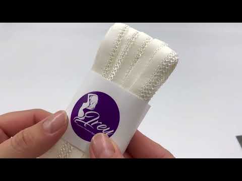 Видео: 004 Айвори Резинка ажурная арт.011, 10 мм, Турция (фасовка)