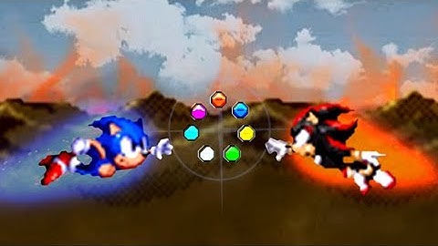 Sonic vs Shadow with sprites (Demo) - Sonic 3