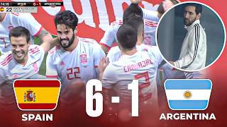 HIGHLIGHTS | Spain 6 x 1 Argentina | Ruthless Tiki-Taka ! All Goals & Highlights