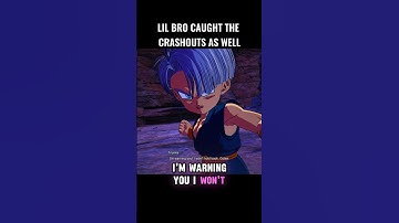 Lol Bro Caught The Crashouts As Well 🤯 #crashout #trunks #sparkingzero #dragonballz #dbz