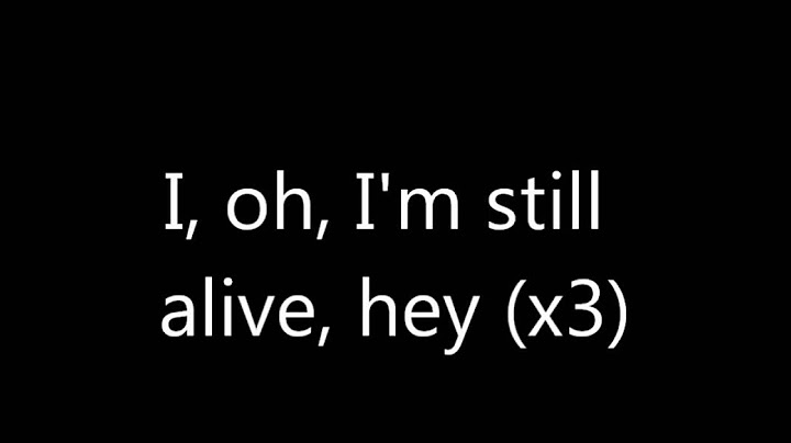 Alive Lyric Video version - Lyric Video performance video thumbnail