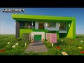MINECRAFT: MOST POWERFUL ULTRA LUXURY GREEN HOME DESIGN EVER 🏡#minecraft 