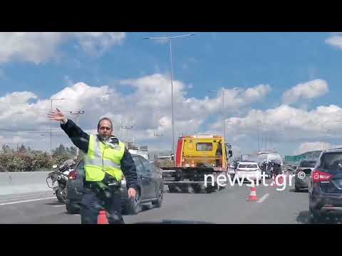 Σοβαρό τροχαίο στην Αθηνών - Λαμίας