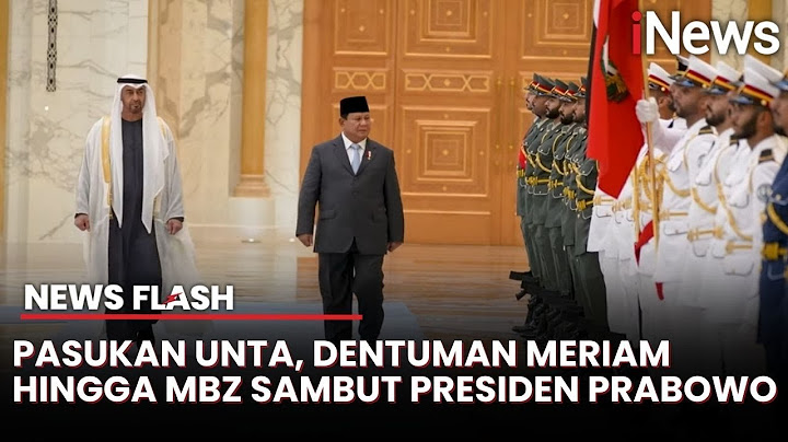 [FULL] Upacara Kenegaraan Sambut Presiden Prabowo di Istana Qasr Al Watan Uni Emirat Arab