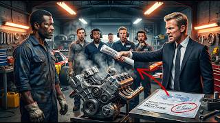 The CEO Fired a Black Single Father for Fixing the Engine—Not Knowing He Built Every Race Car There