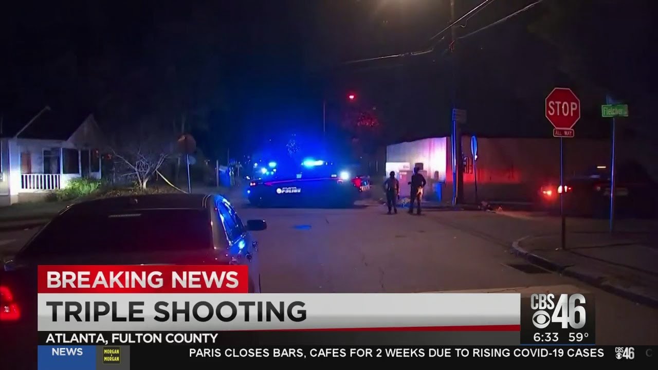 2 dead, 1 critically wounded in triple shooting in SW Atlanta. - YouTube