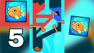 Save The Fish Gameplay Walkthrough || Level 111-125 || Part 5 || {Android}