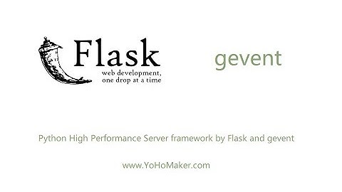Python High Performance Server framework by Flask and gevent