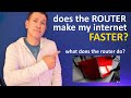 Does a Router Make Your Internet Faster? What does a router do exactly?