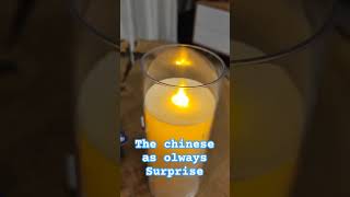 The Chinese, as always, surprise