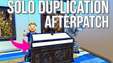 Fallout 76 New Solo Duplication Glitch After Patch [patched]