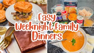 FAST Weeknight Family Meals//Red Lobster Chicken Cobbler, Tavern Sandwiches and more!