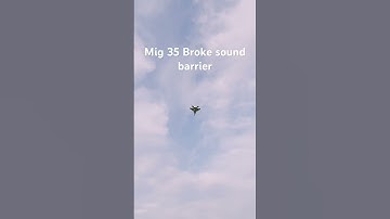 Thumbnail of #mig35 Breaking sound barrier #aviation #su57