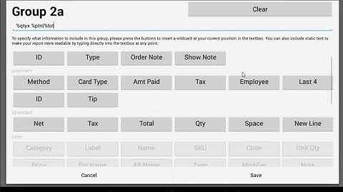 Clover App Custom Reports - 3. A Simple Report