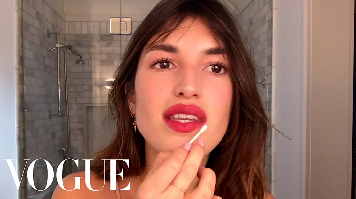 Jeanne Damas Does French-Girl Red LipstickAnd a 5-...