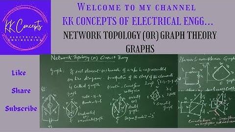 NETWORK TOPOLOGY (OR) GRAPH THEORY : GRAPHS