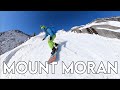 Splitboarding the skillet on mount moran  50 classic ski descents of north america