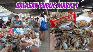 Murang Bilihan ng dried fish Public Market of Balasan Palengke Day Thursdays