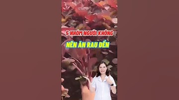 5 Nhóm Người Không Nên Ăn Rau Dền #dsdaiminh #shorts #dinhduong #health