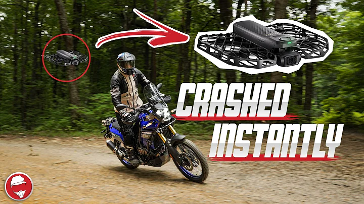 This Drone Follows My Motorcycle By Itself! | HoverAir X1 ProMax