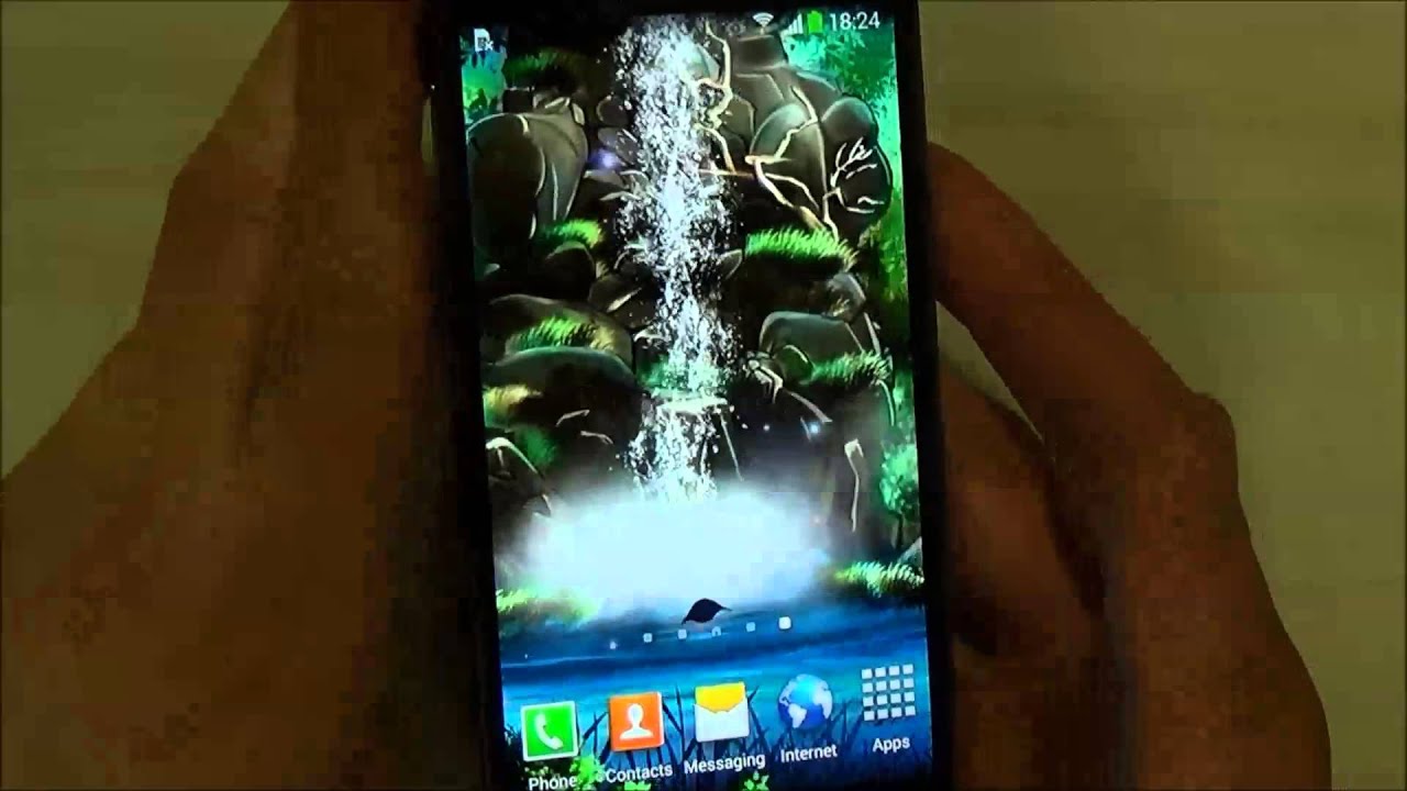 3D Waterfall Live Wallpaper for Android