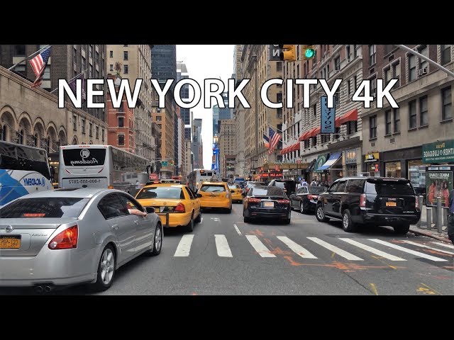 mp3 - driving downtown times square 4k new york city usa