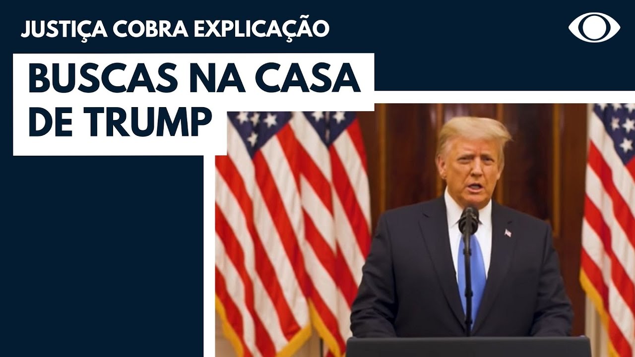 FBI justifica buscas na casa de Trump