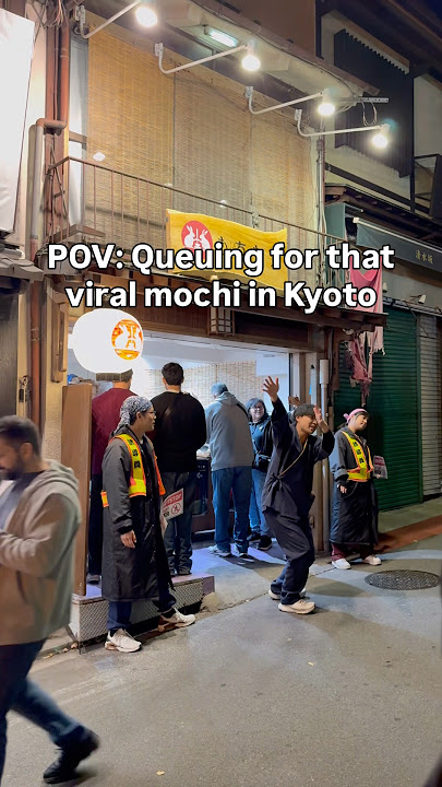 That viral mochi place in Kyoto is viral for a reason #mochimochi #kyotofood