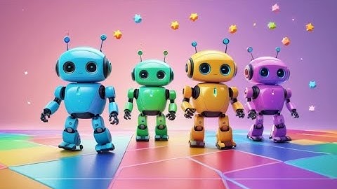 Six Toy Robots Count to Ten | Counting Song for Kids | Fun Robot Rhyme